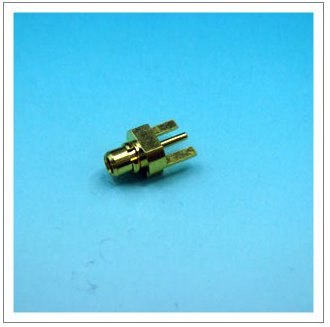 MMCX PLUG STRAIGHT EDGE FOR PCB MOUNT SMT TYPE 