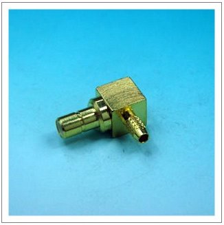 SMB PLUG RIGHT ANGLE FOR CABLE CRIMP TYPE