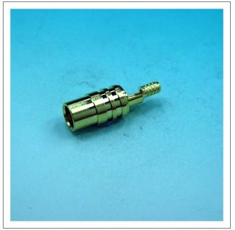 MCX JACK STRAIGHT FOR CABLE SOLDER TYPE 