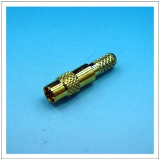 MMCX JACK STRAIGHT FOR CABLE CRIMP TYPE