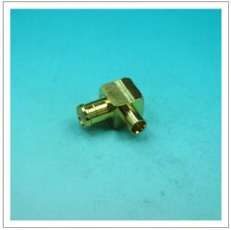MCX PLUG RIGHT ANGLE FOR CABLE SOLDER TYPE