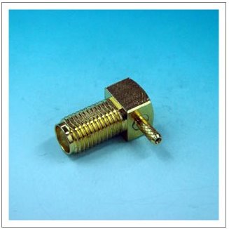 SMA JACK RIGHT ANGLE FOR CABLE CRIMP TYPE 